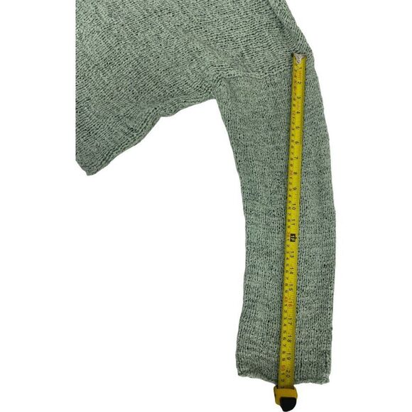 Massimo Dutti Womens Sweater Size S Green Boat Neck Open Knit 5614/608 NWOT - Picture 10 of 12